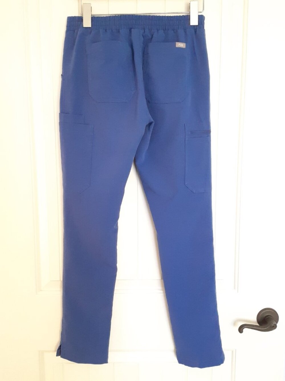 Figs High Waisted Yola Skinny Scrub Pants in Royal Blue Size XS - Picture 2 of 12